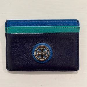 Tory Burch tri color card case
